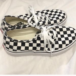 🔥🏁VANS🏁🔥 Checkered Sneakers | Chunky / size 7